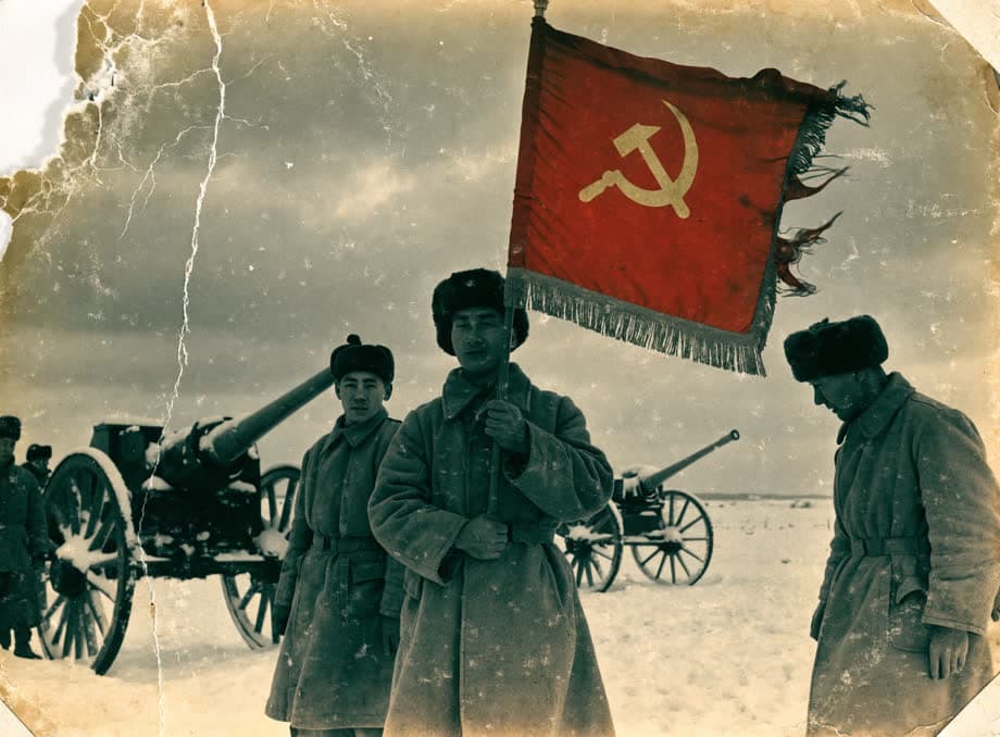 Казахстанские солдаты на фронте, 1942 год